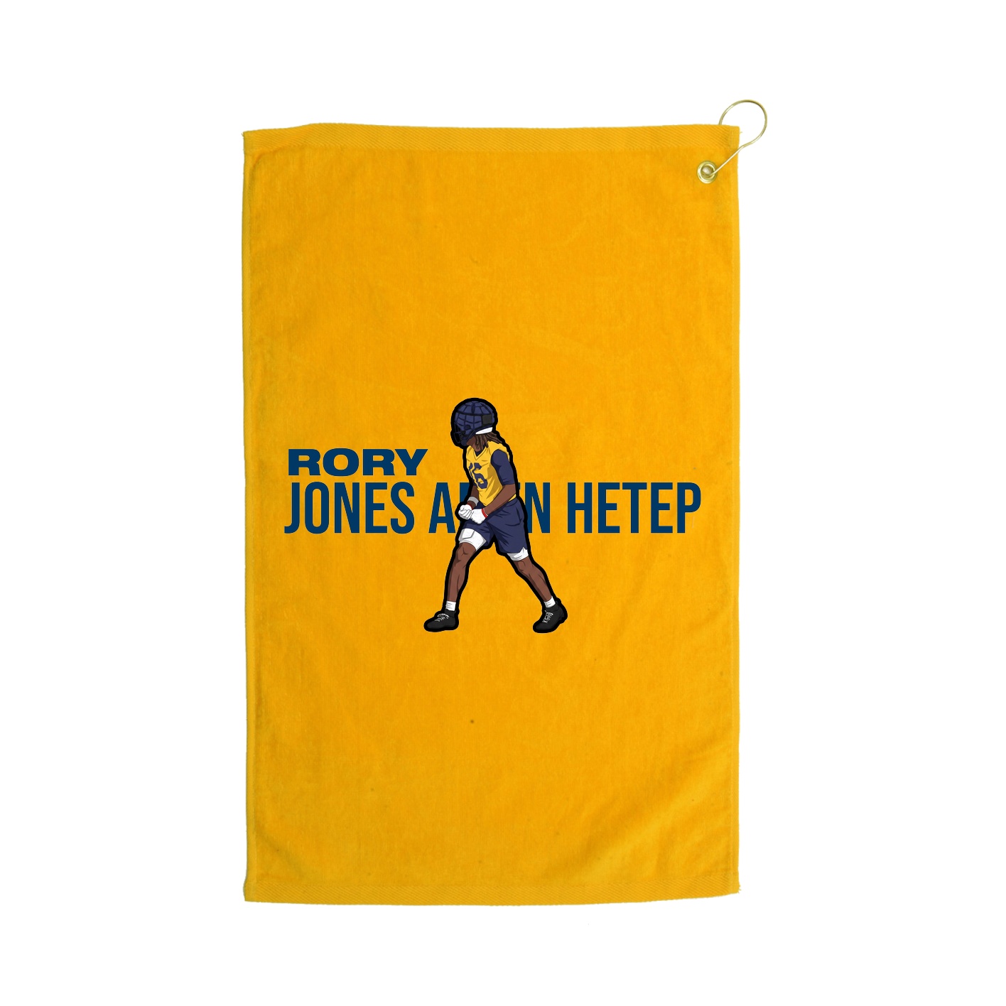 Golf Towel — Player Name in Gold