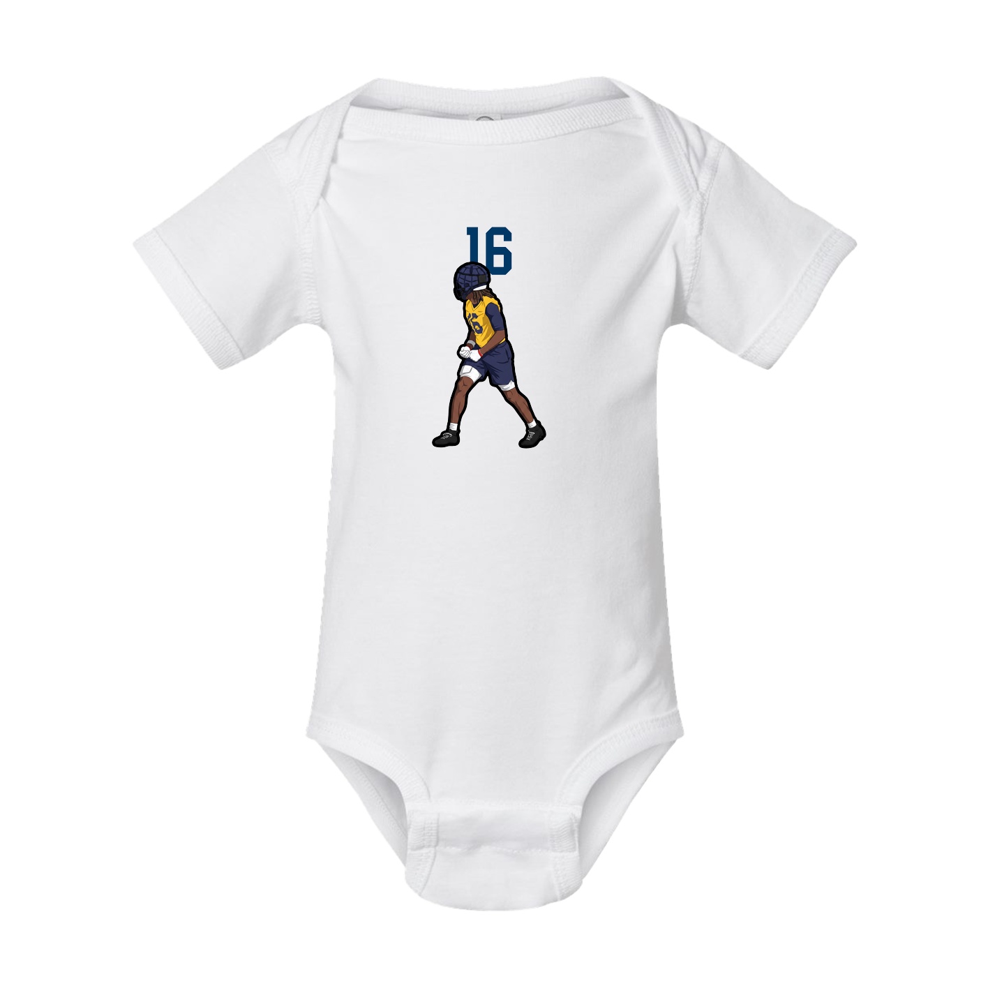 Baby Onesie — Number Top in White