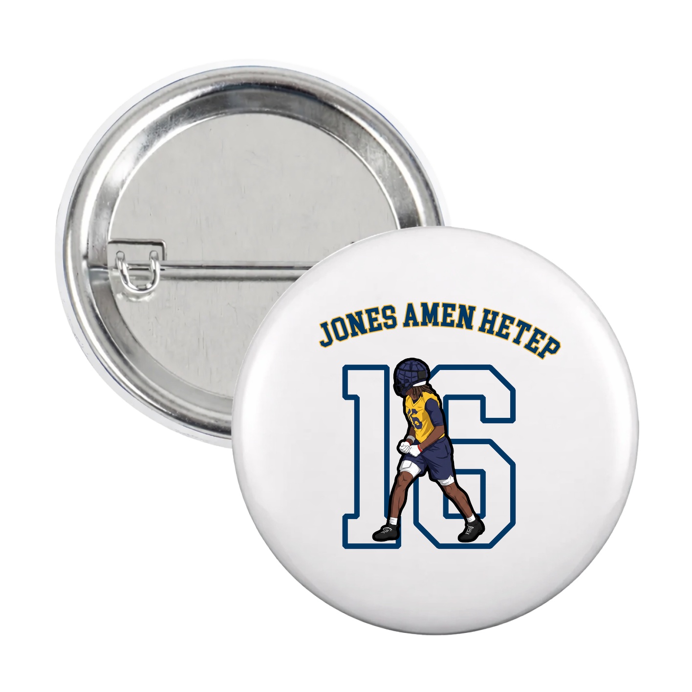 Game Day Button — Shirsey Arch in White