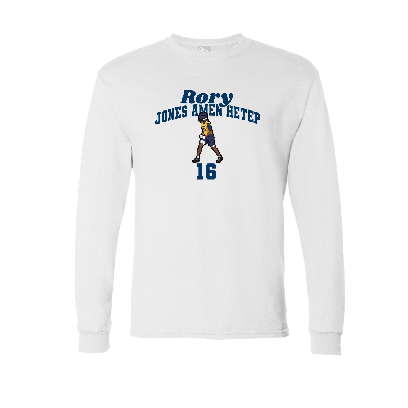 Long Sleeve Tee — Signature Arch in White