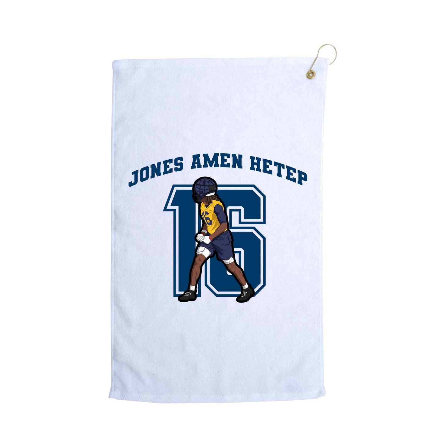 Golf Towel — Number in White