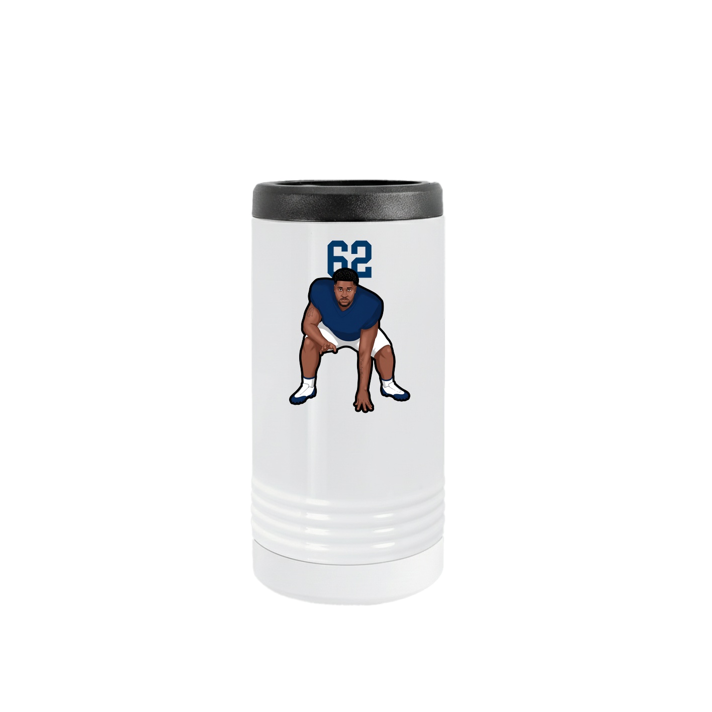 Slim Beverage Holder — Number Top in White