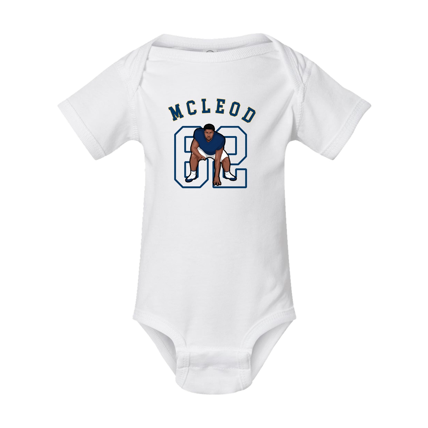 Baby Onesie — Shirsey Arch in White