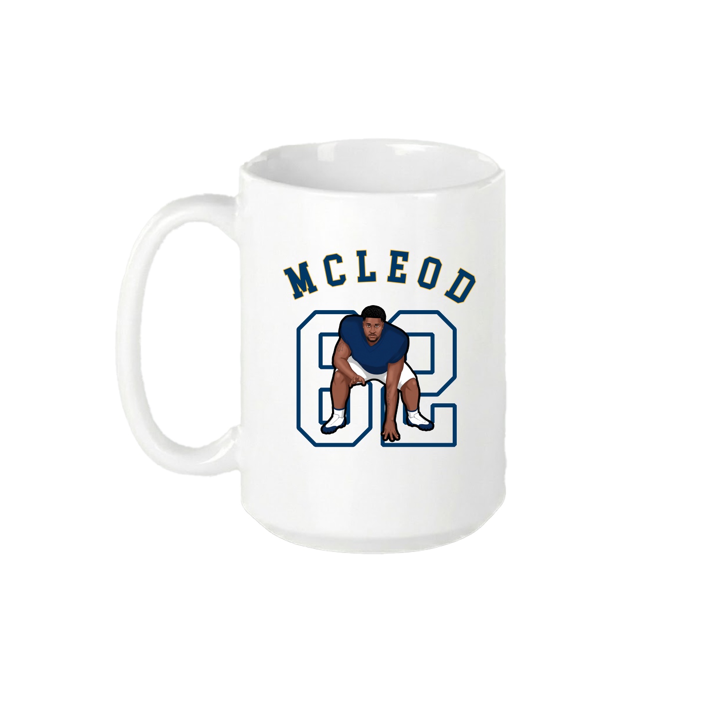 15oz Coffee Mug — Shirsey Arch in White