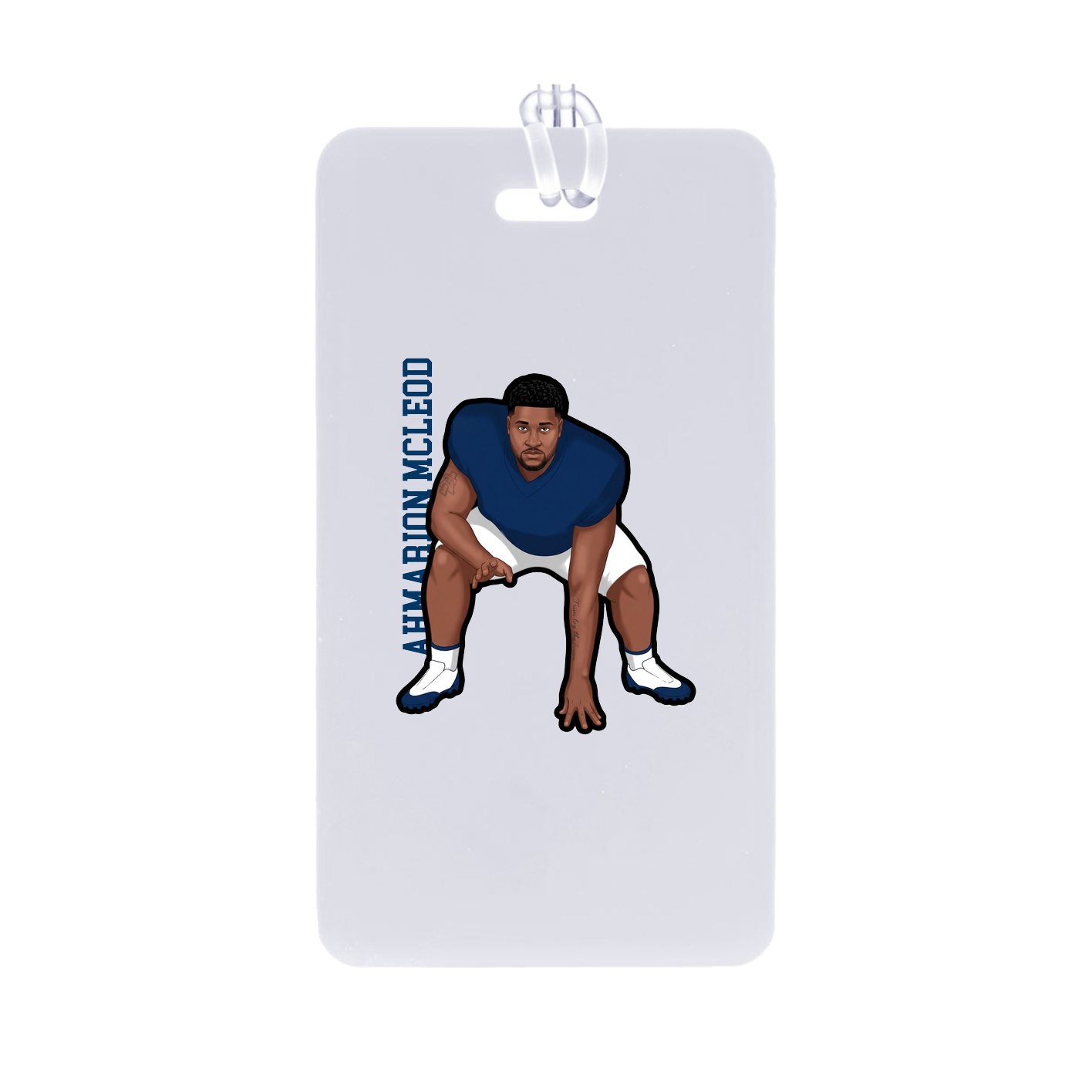 Bag Tag — Name Vertical in Classic