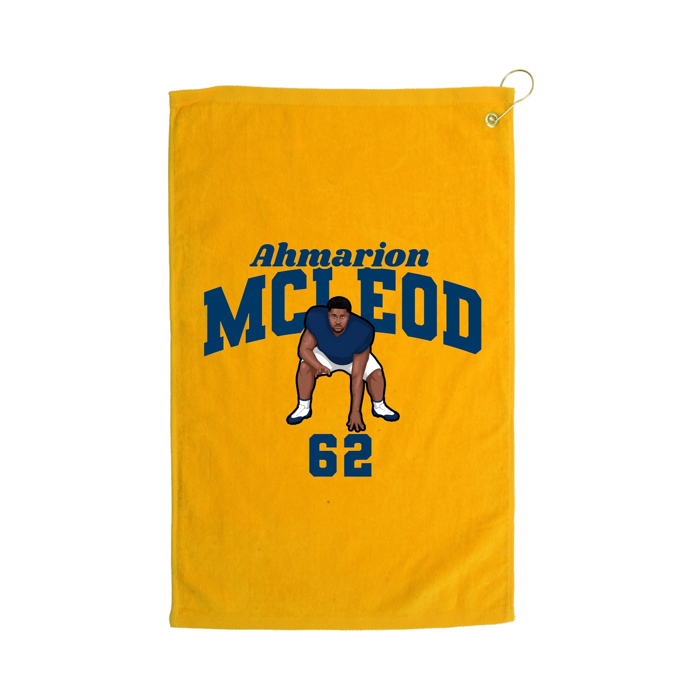 Golf Towel — Signature Arch in Gold