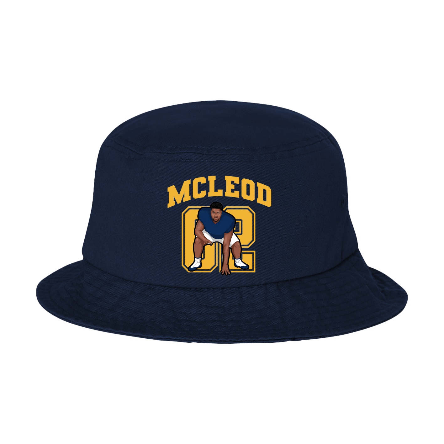 Bucket Cap — Number in Navy