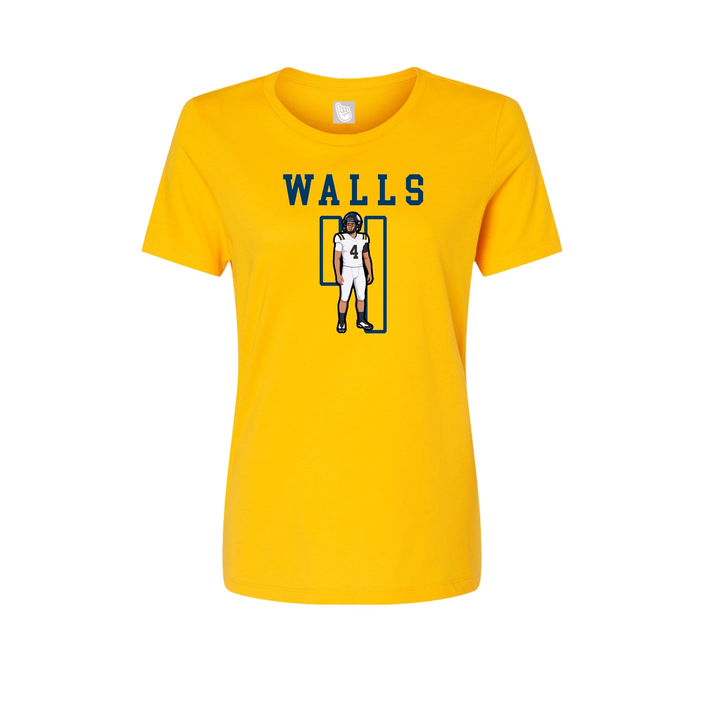 Fitted Women's Tee — Shirsey in Gold