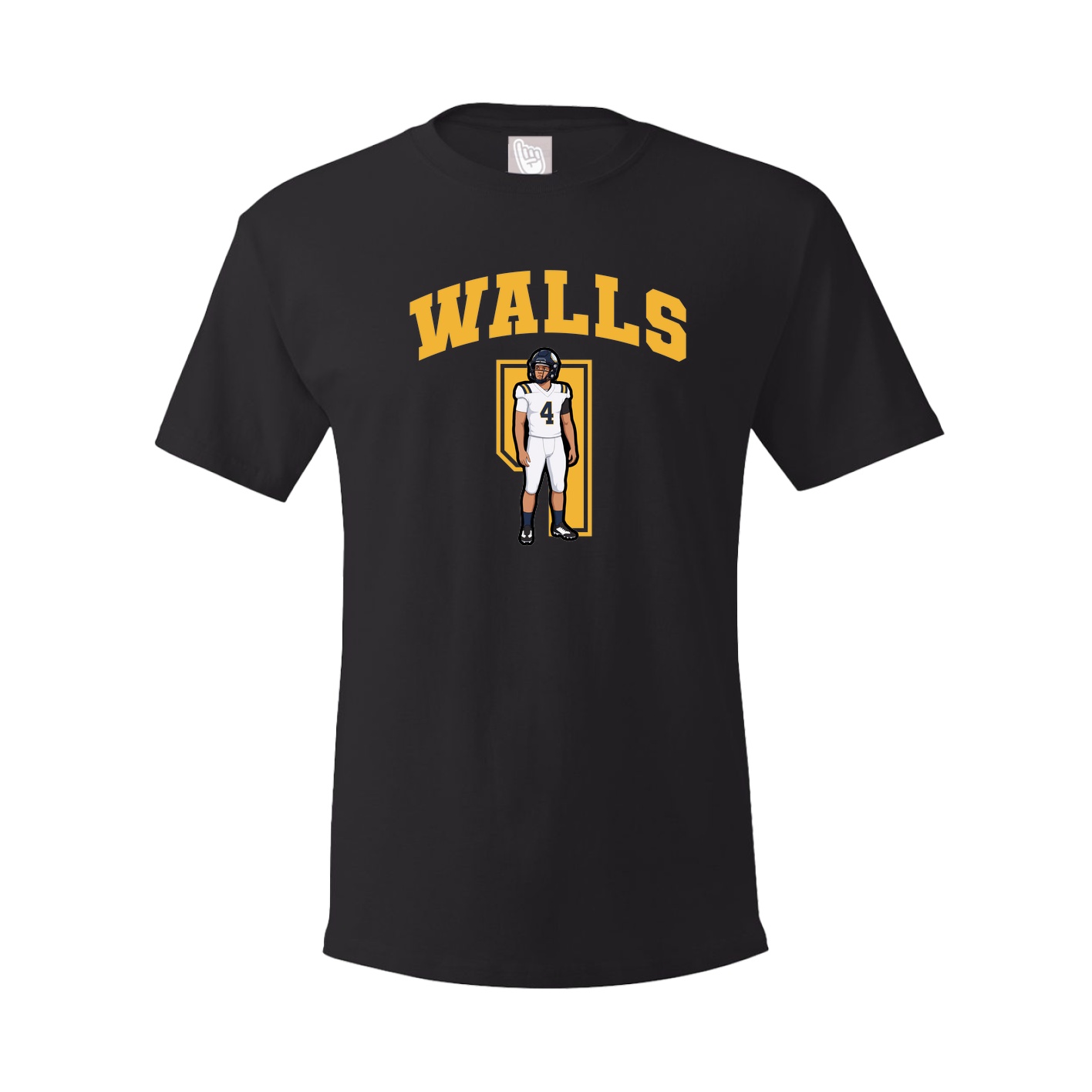 Youth Tee — Number in Black