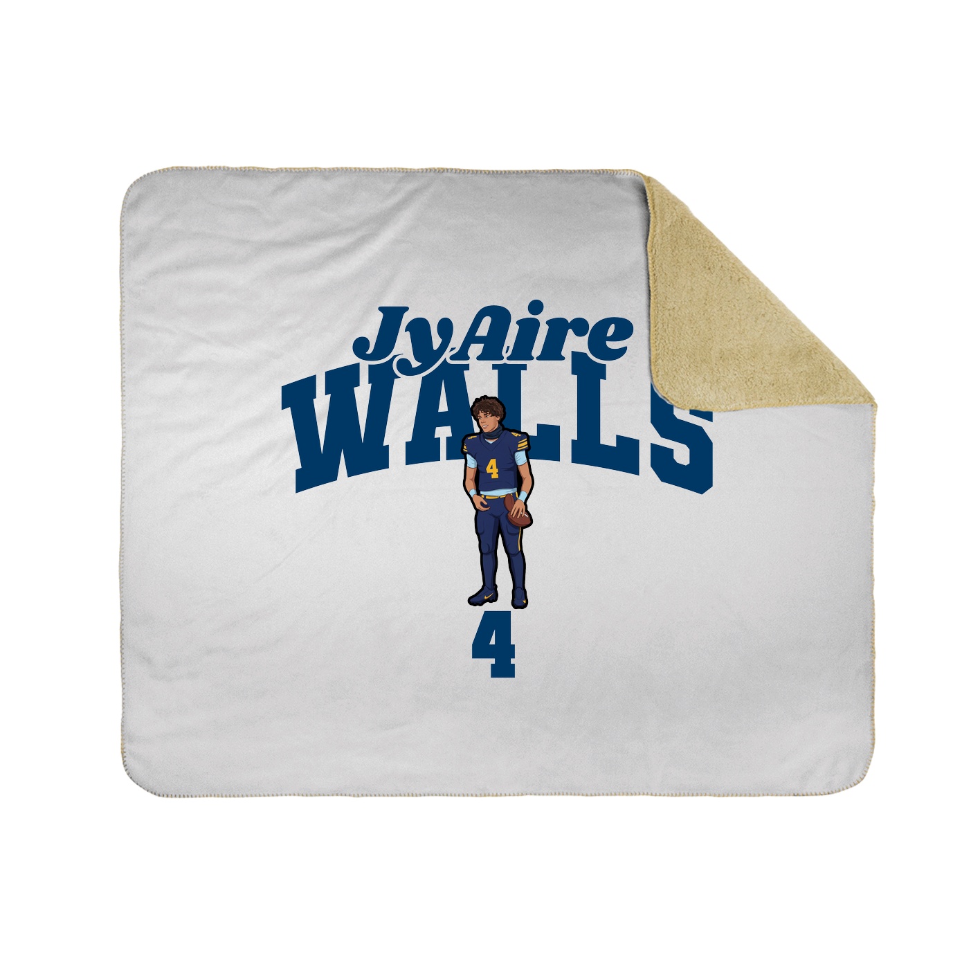 Throw Blanket — Signature Arch in White