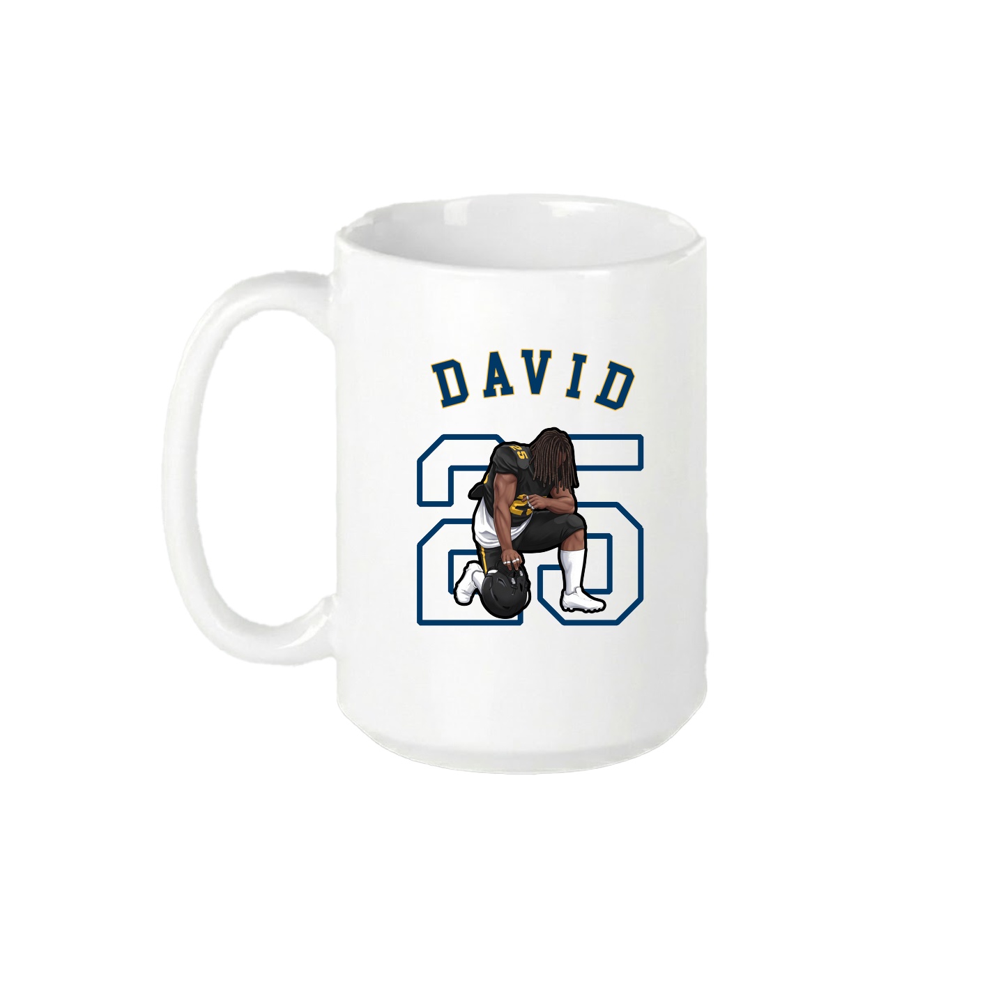 15oz Coffee Mug — Shirsey Arch in White