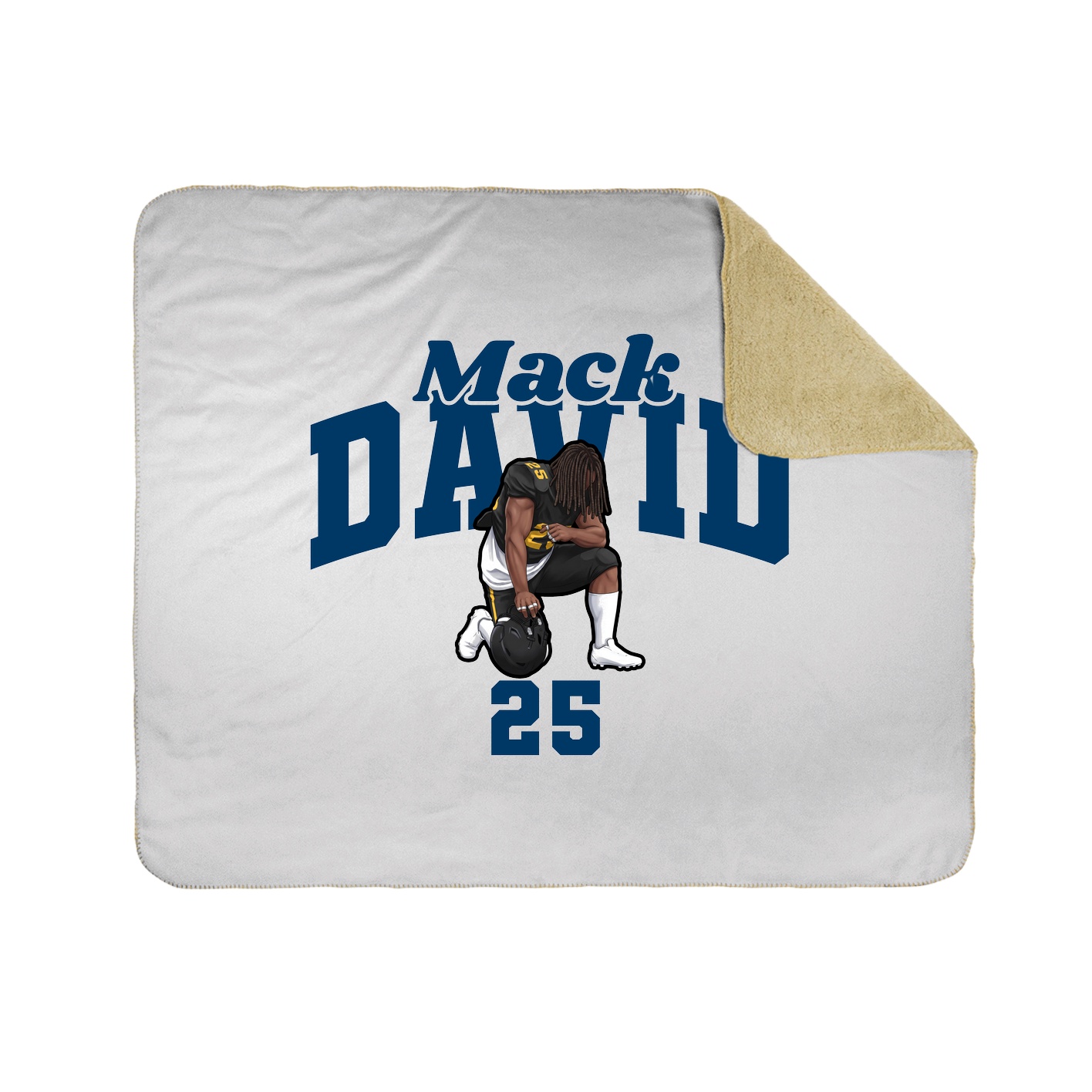 Throw Blanket — Signature Arch in White