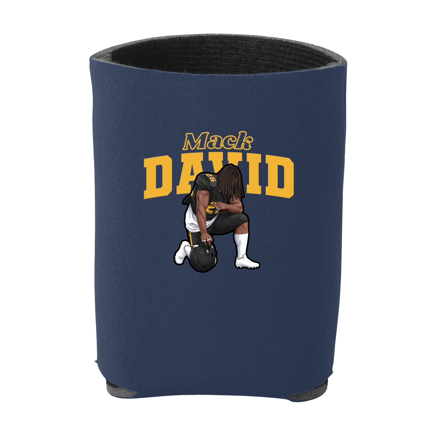 Can Holder — Name Arch in Navy