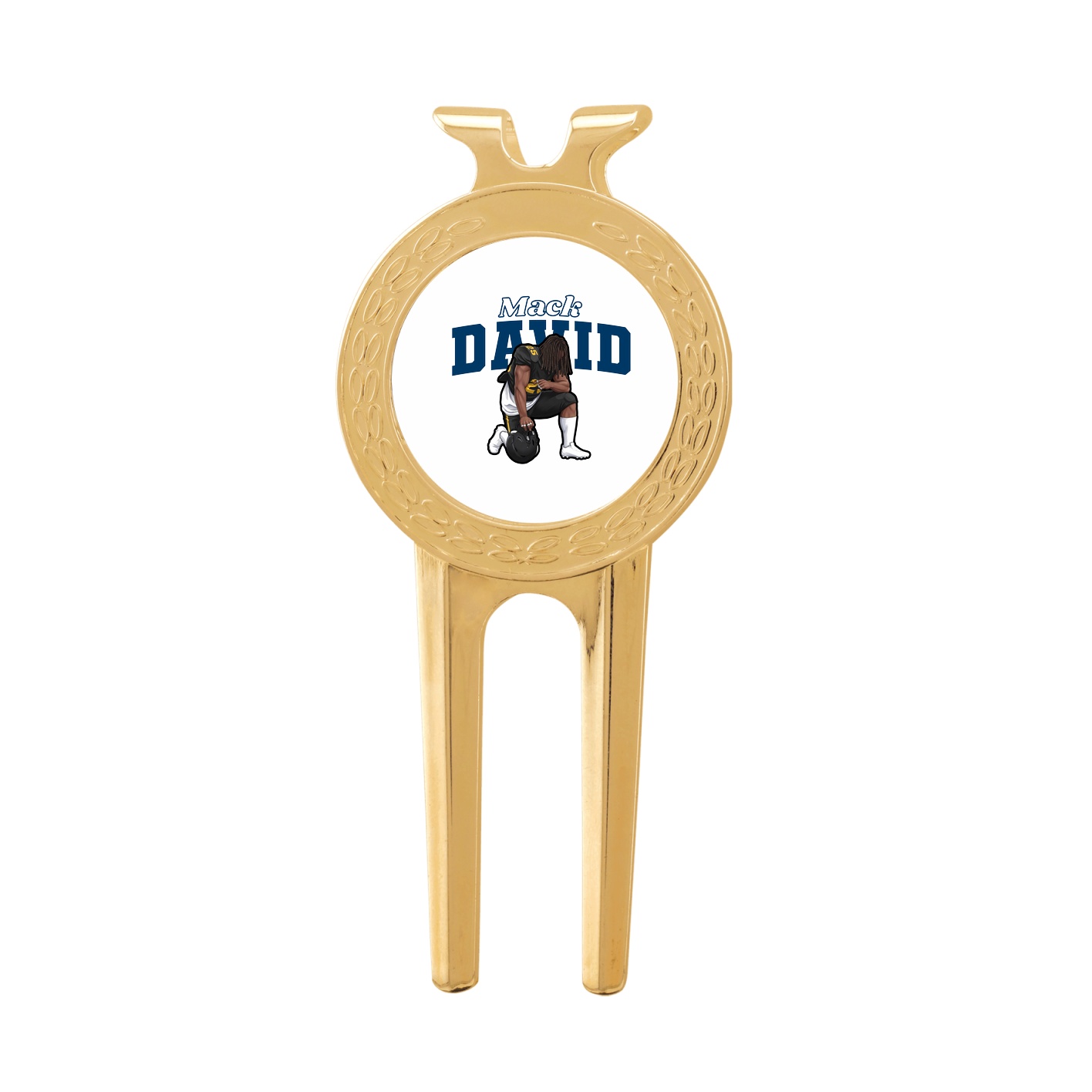 Divot Tool with Ball Marker — Name Arch in Classic