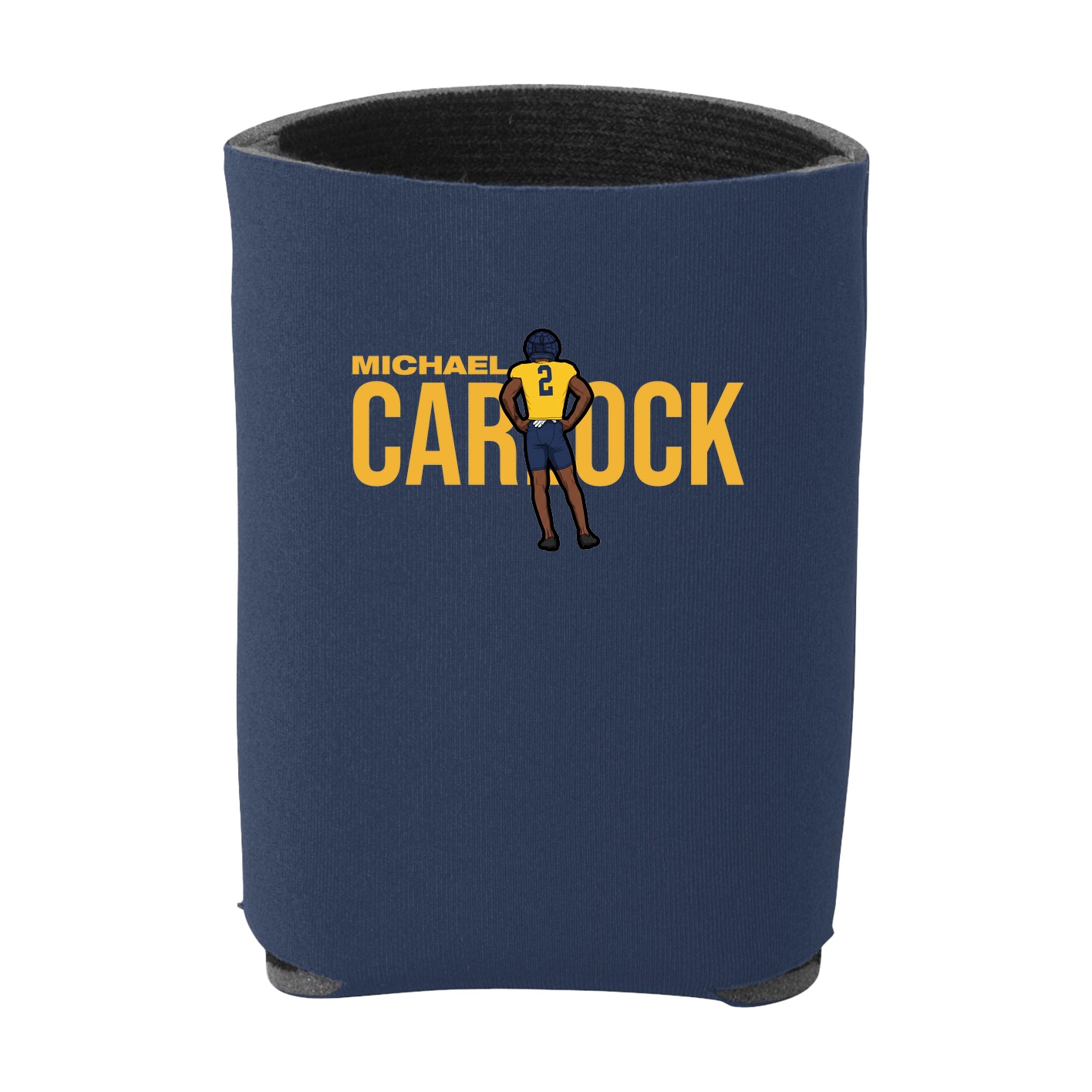 Can Holder — Player Name in Navy