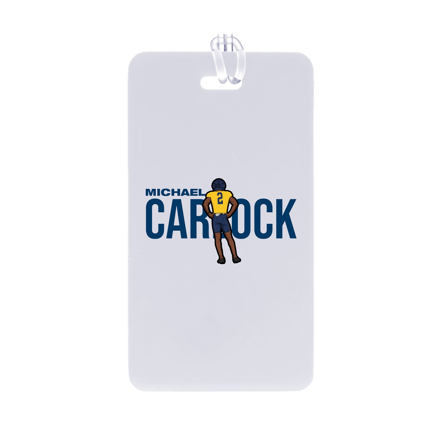 Bag Tag — Player Name in Classic