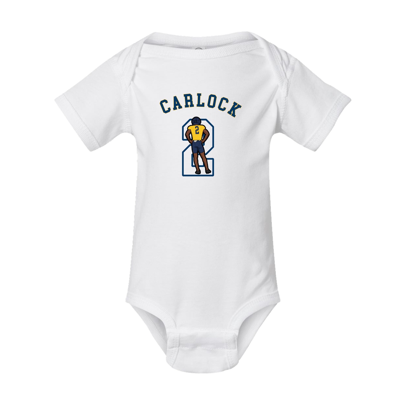 Baby Onesie — Shirsey Arch in White