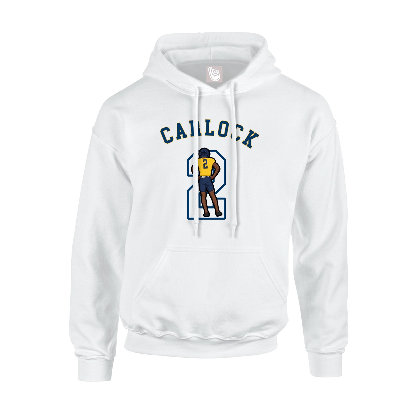 Youth Hoodie — Shirsey Arch in White