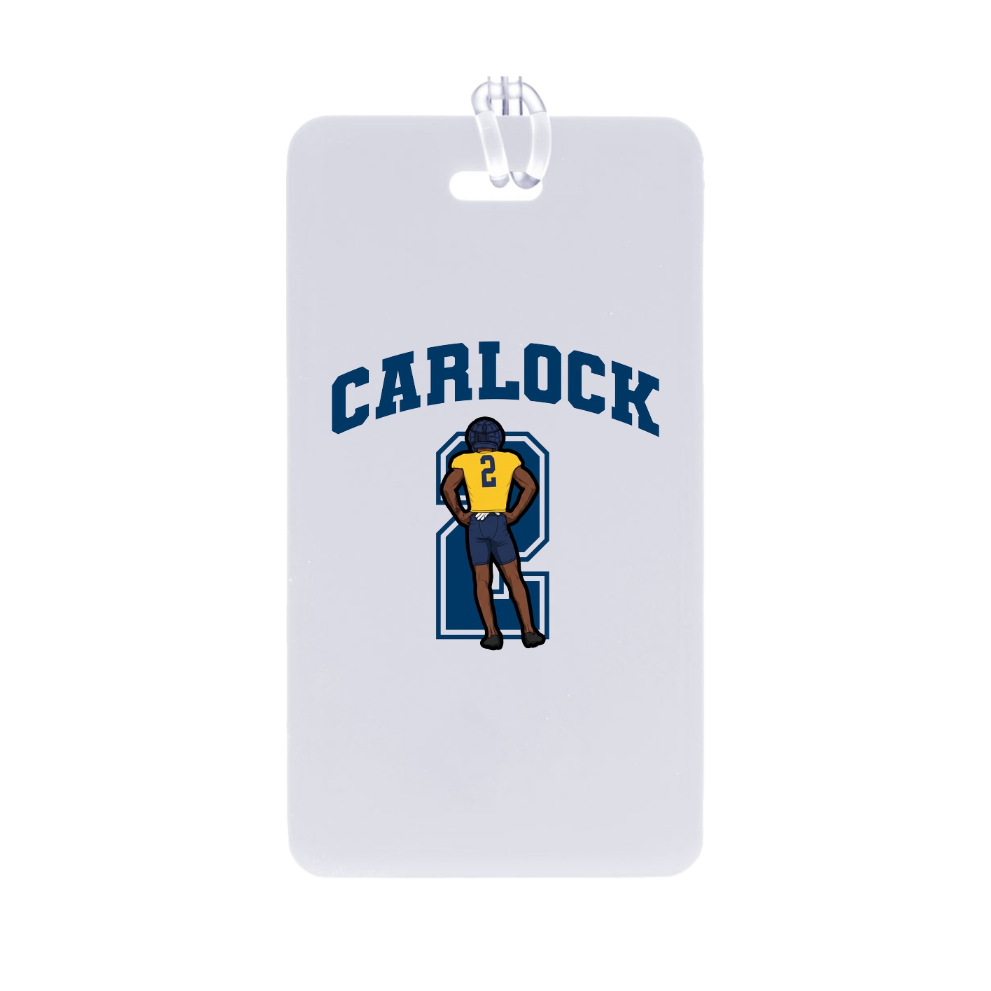 Bag Tag — Number in Classic