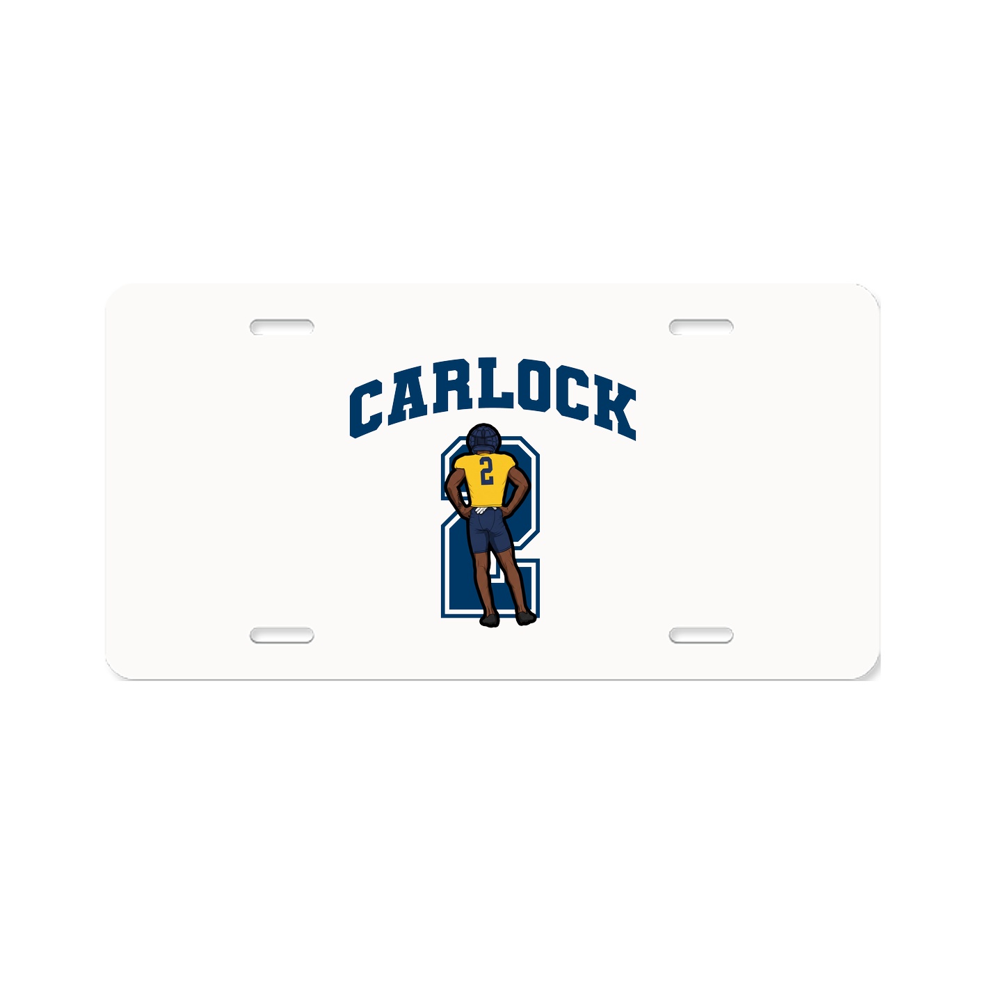 License Plate — Number in Classic