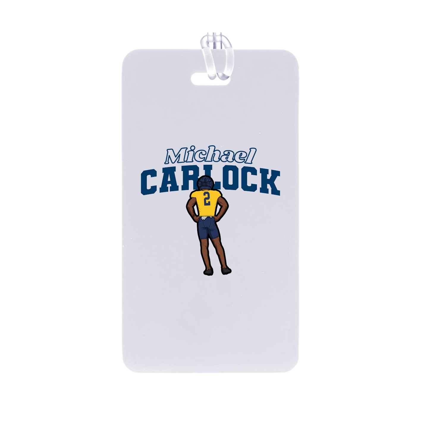 Bag Tag — Name Arch in Classic
