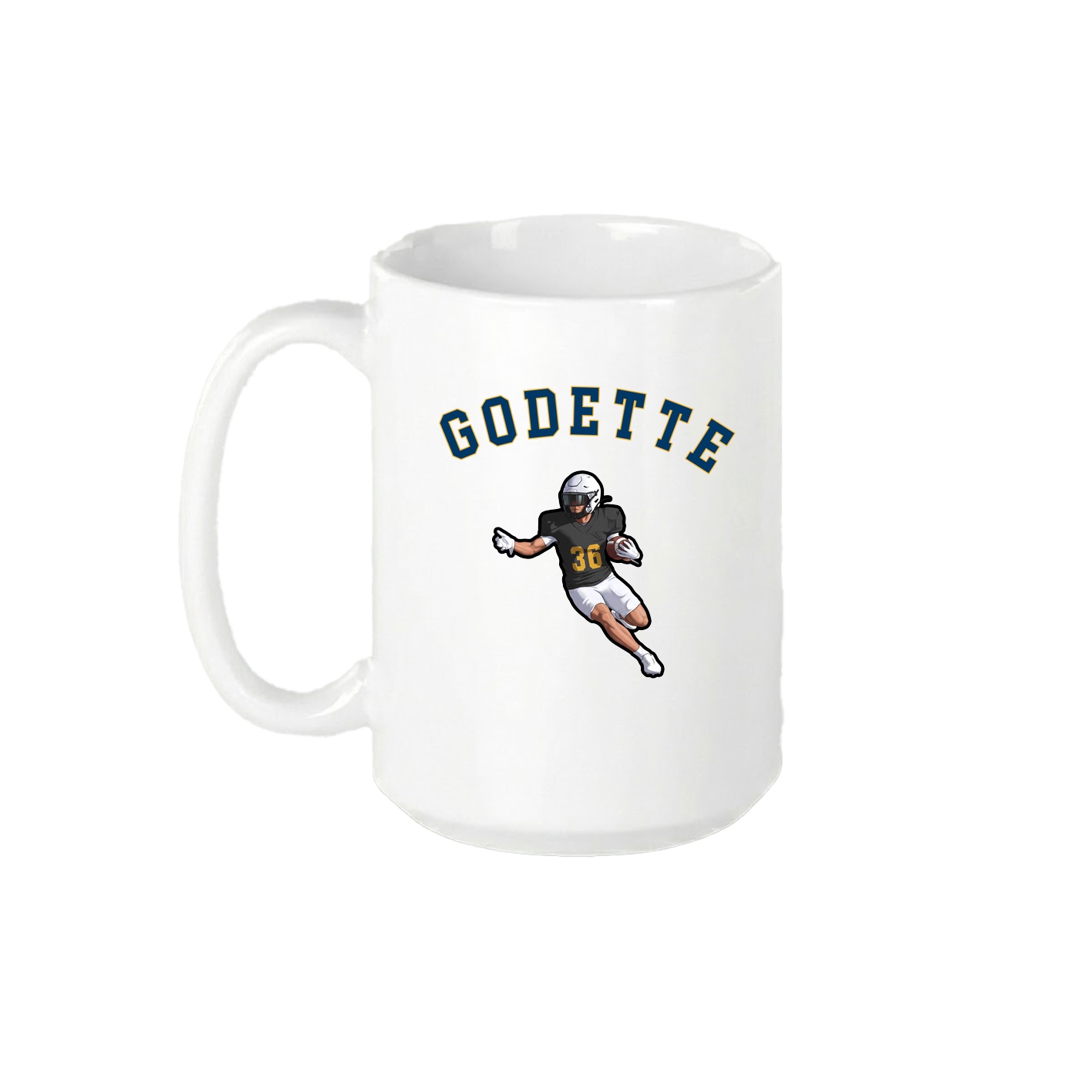 15oz Coffee Mug — Shirsey Arch in White