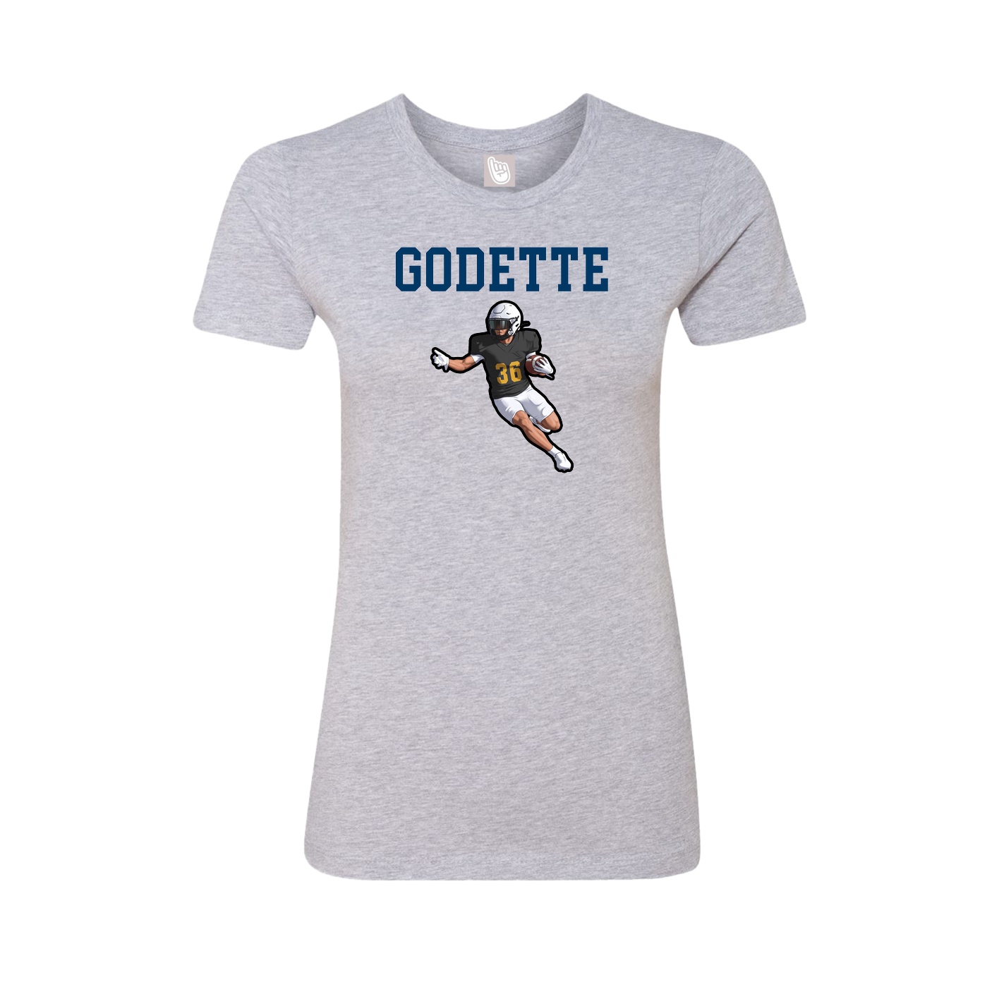 Fitted Women's Tee — Shirsey in Grey