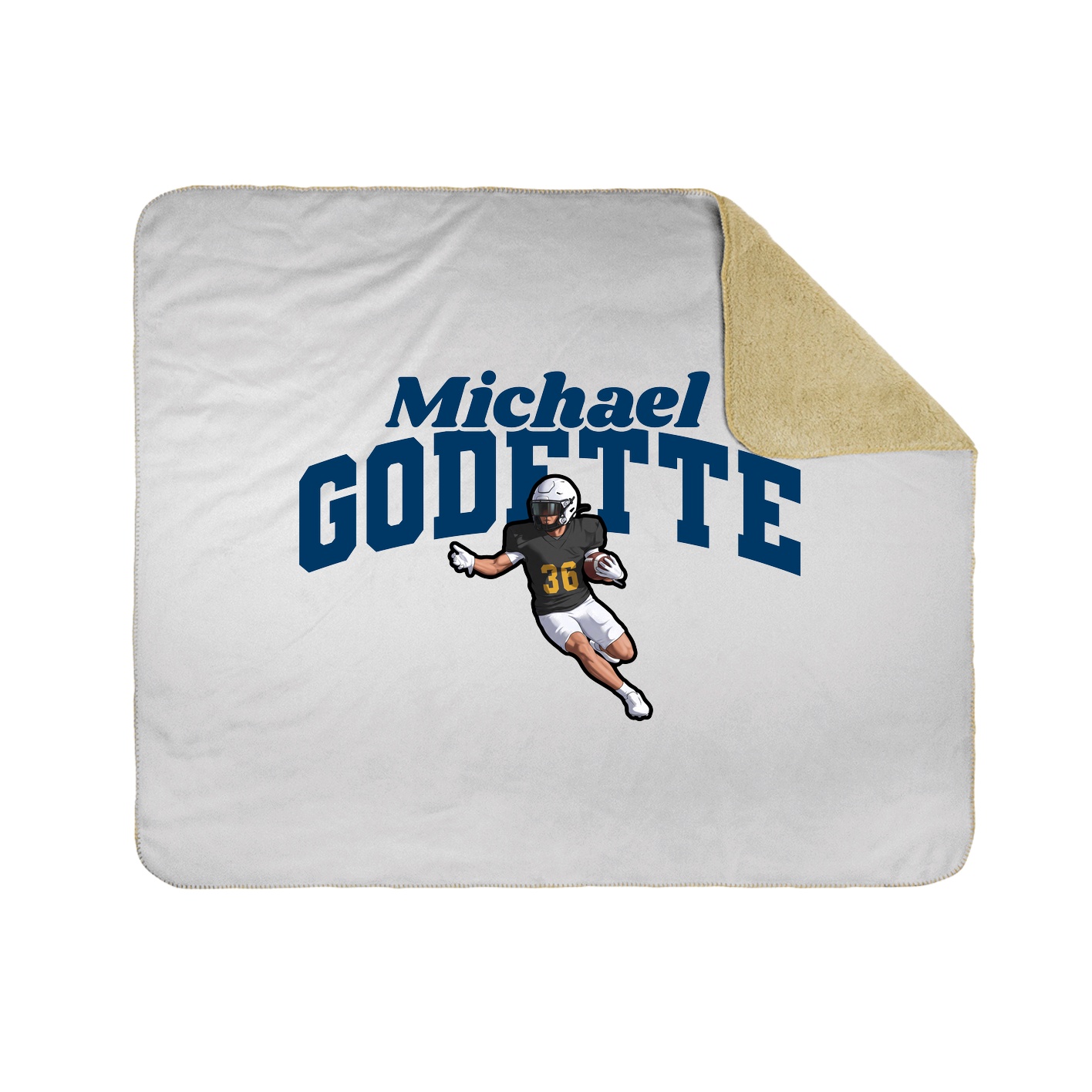Throw Blanket — Signature Arch in White