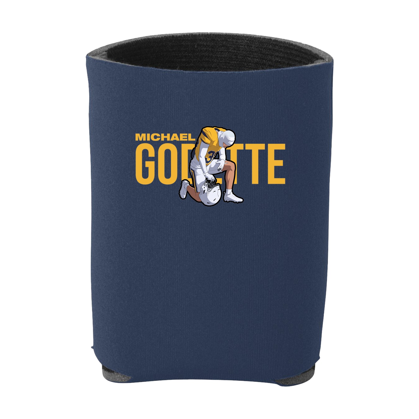 Can Holder — Player Name in Navy
