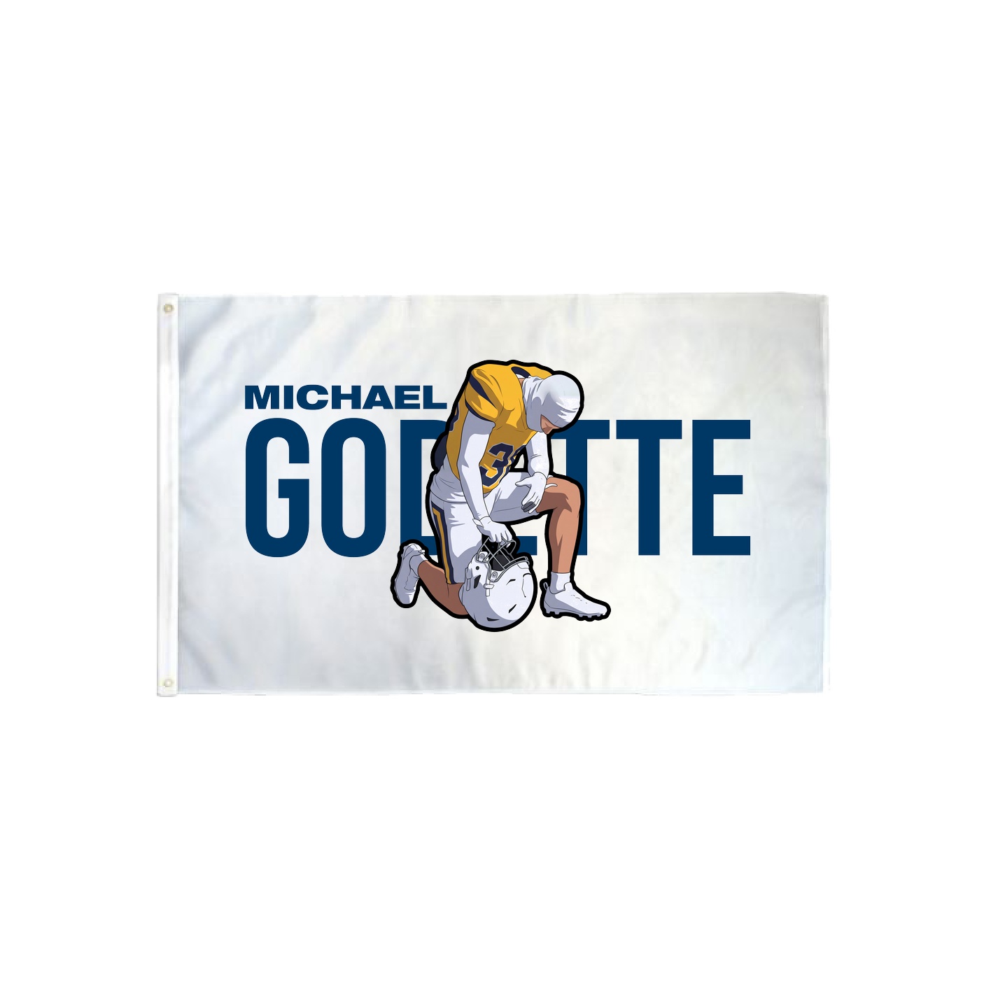 3x5 Flag — Player Name in Classic