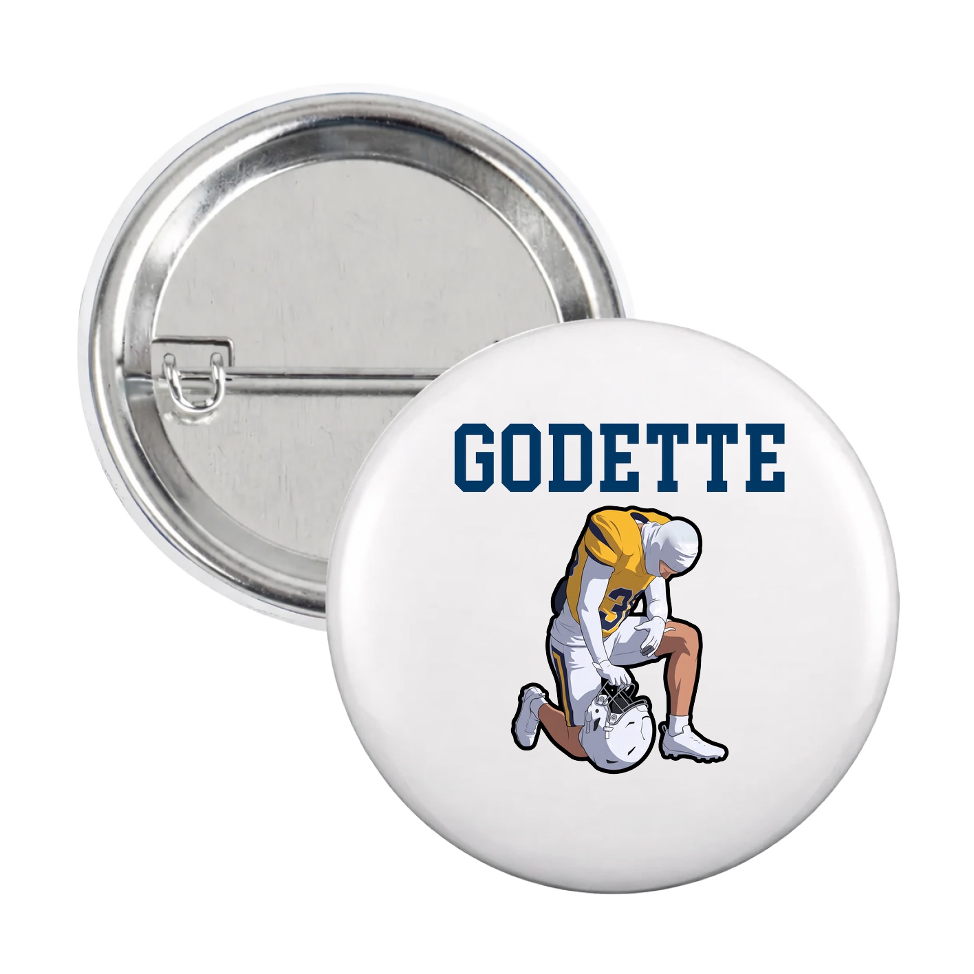 Game Day Button — Shirsey in White
