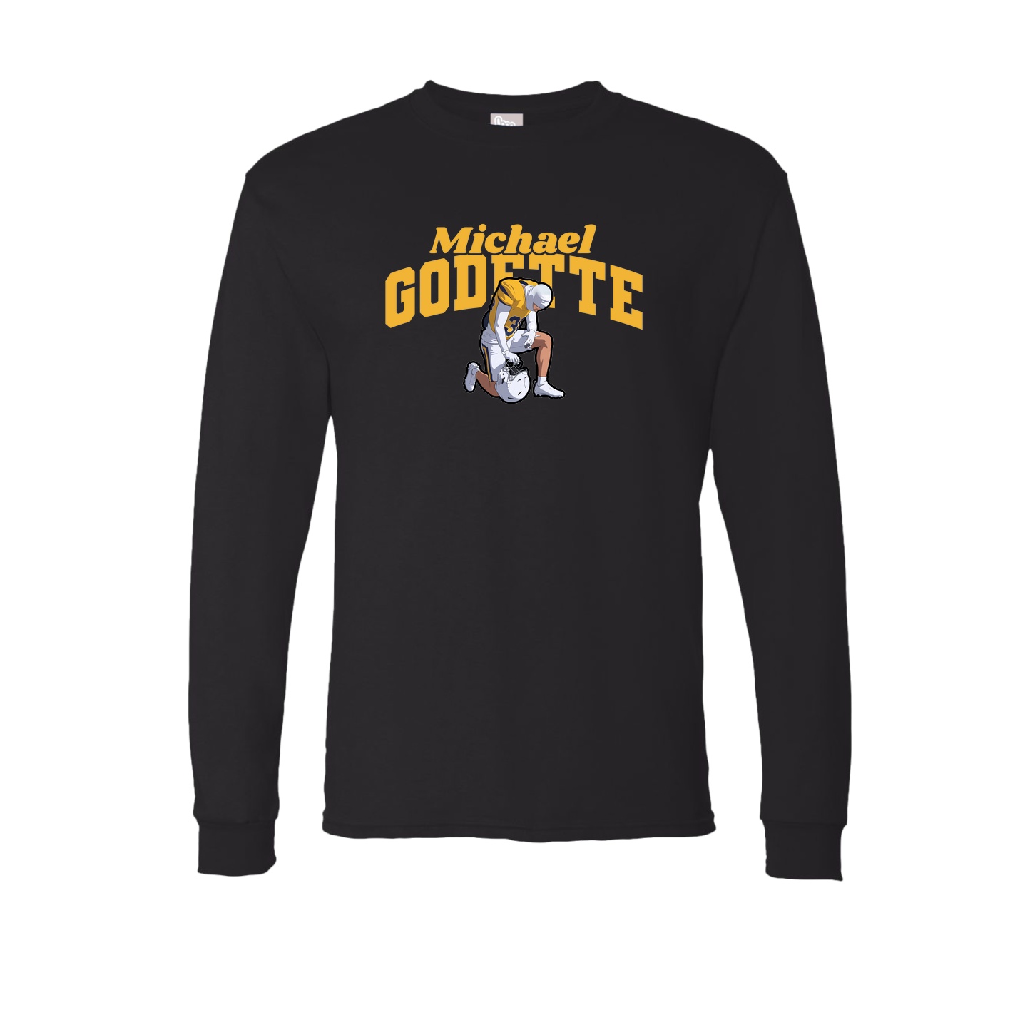 Long Sleeve Tee — Signature Arch in Black
