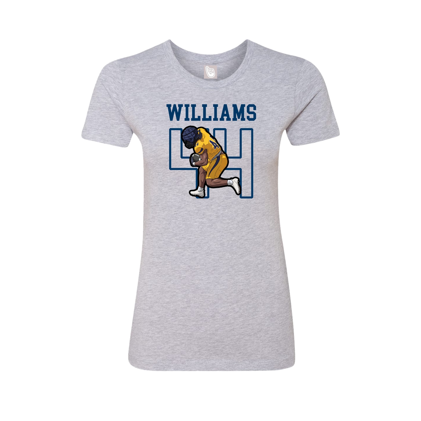 Fitted Women's Tee — Shirsey in Grey