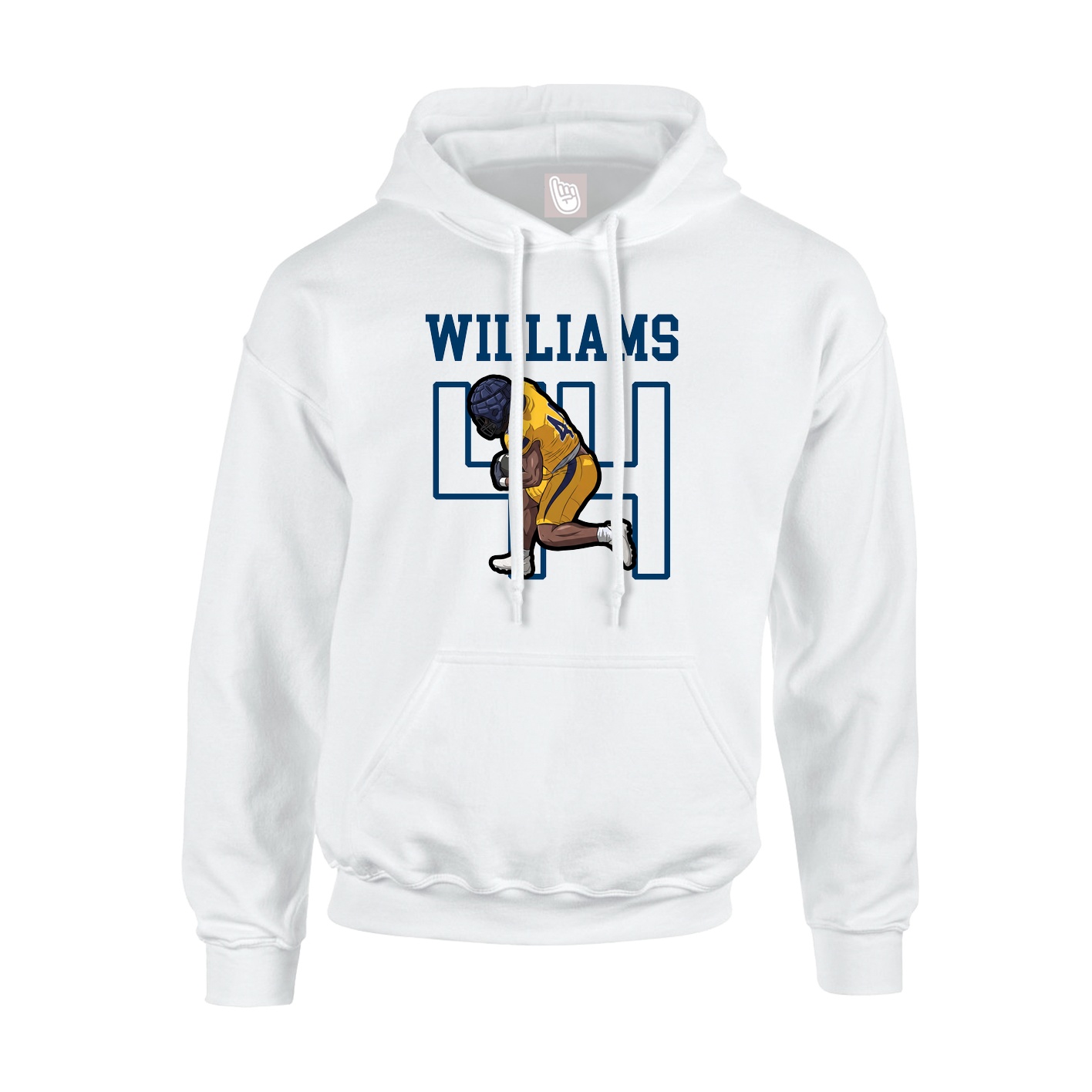 Hoodie — Shirsey in White