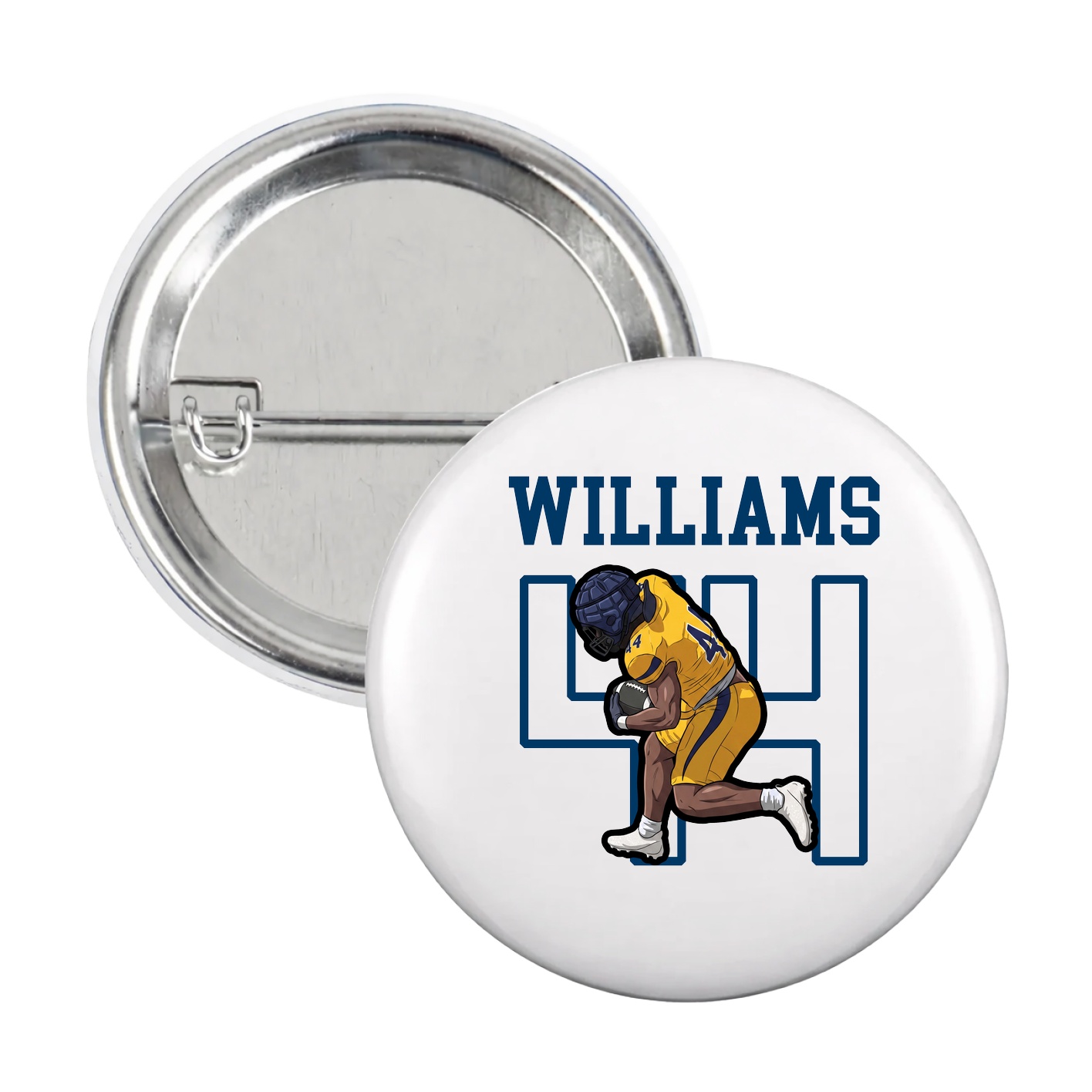 Game Day Button — Shirsey in White