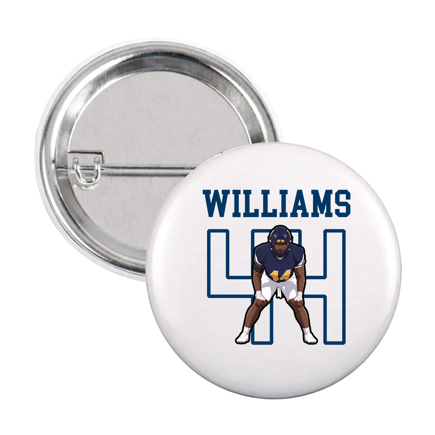 Game Day Button — Shirsey in White