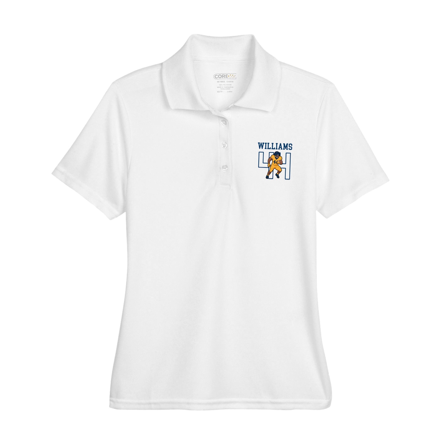 Womens Performance Polo — Shirsey in White