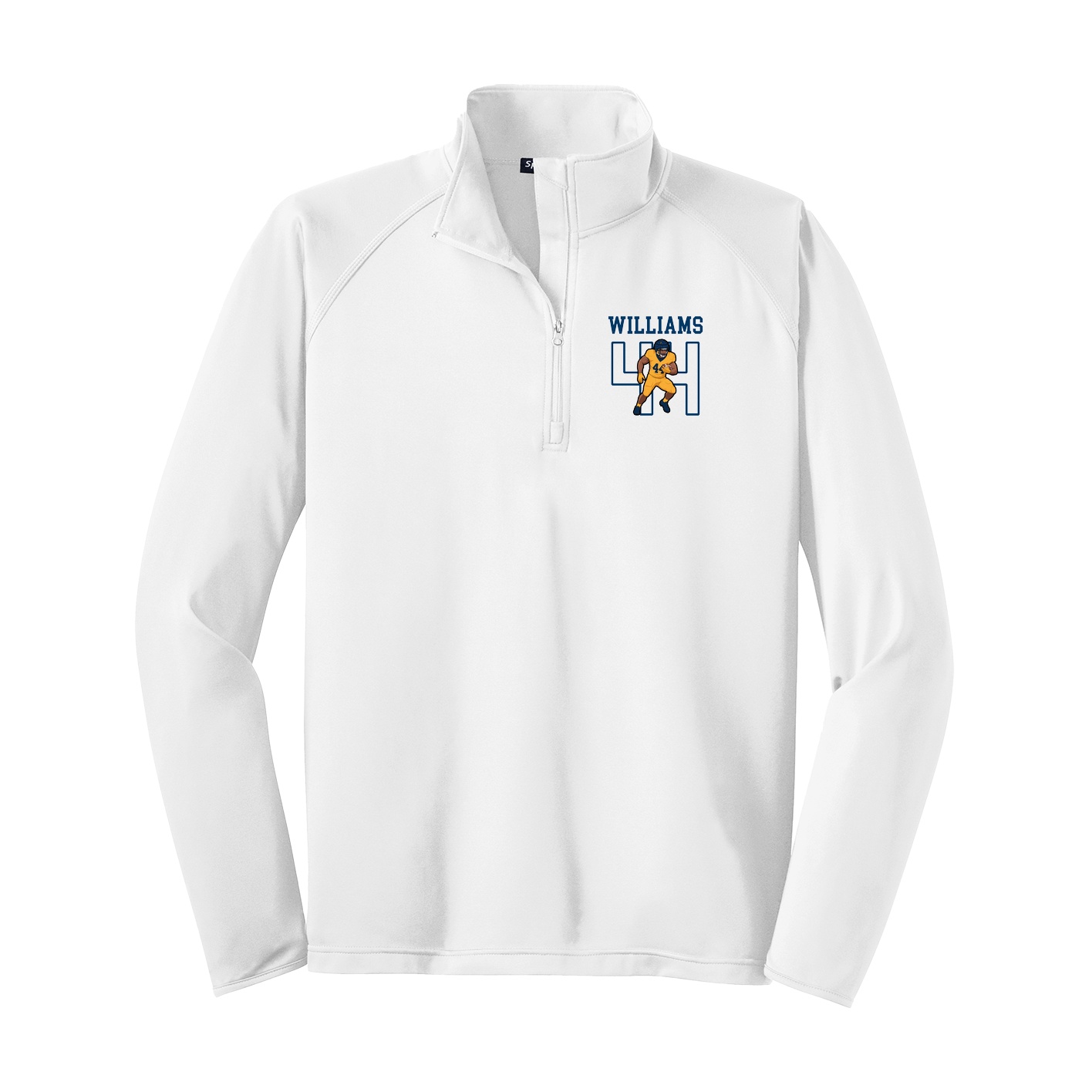 Q-Zip Pullover — Shirsey in White