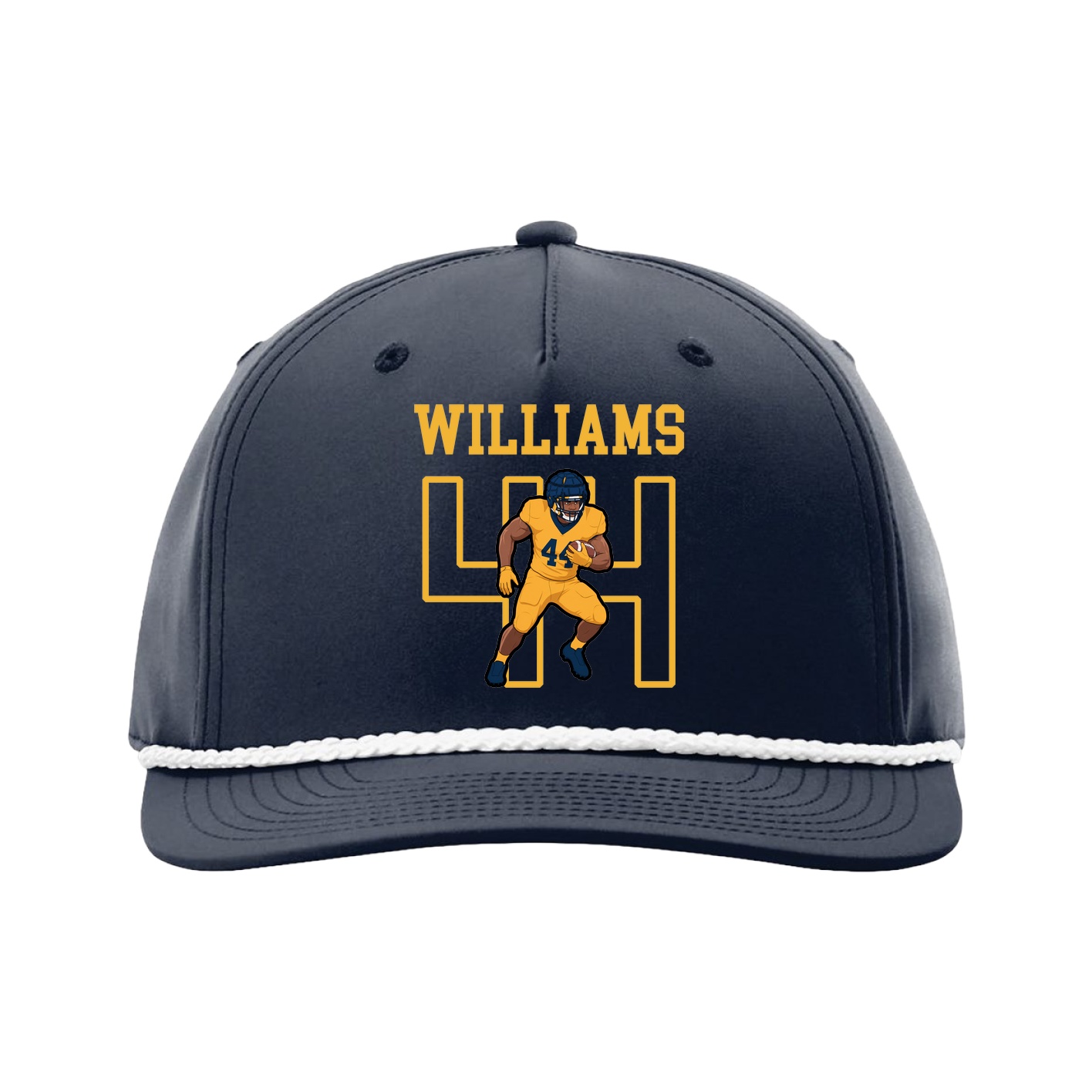 Five-Panel Classic Rope Cap — Shirsey in Navy
