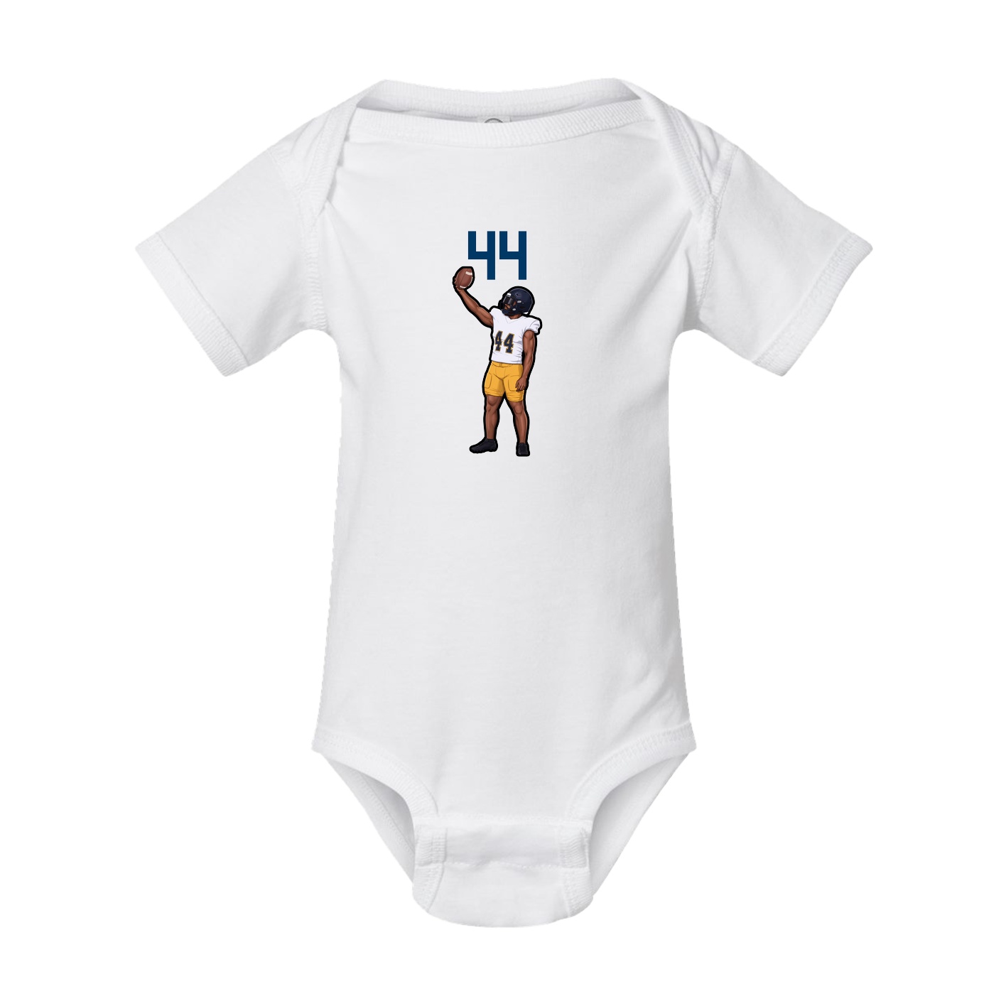 Baby Onesie — Number Top in White