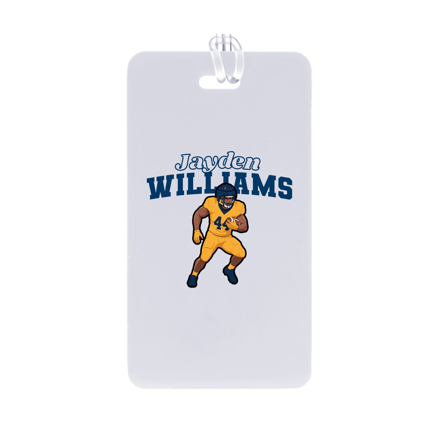Bag Tag — Name Arch in Classic