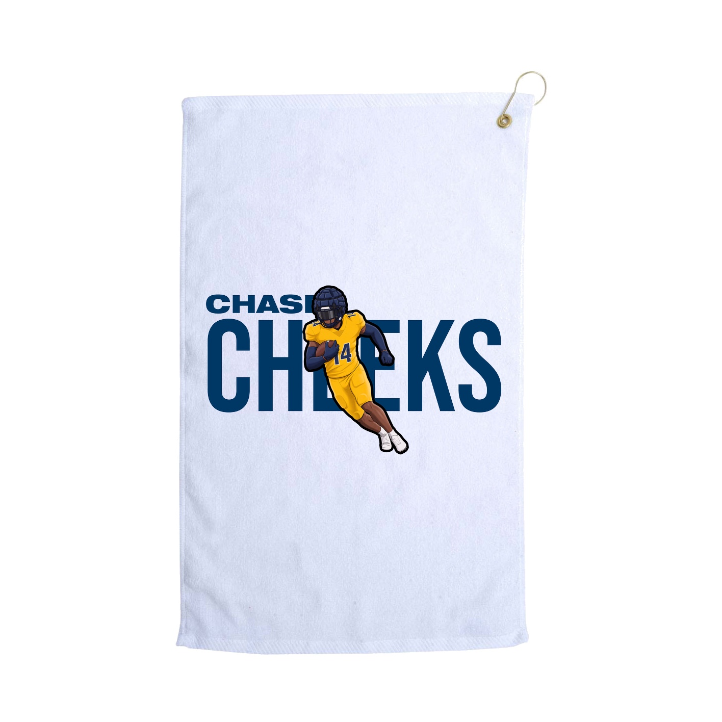 Golf Towel — Player Name in White