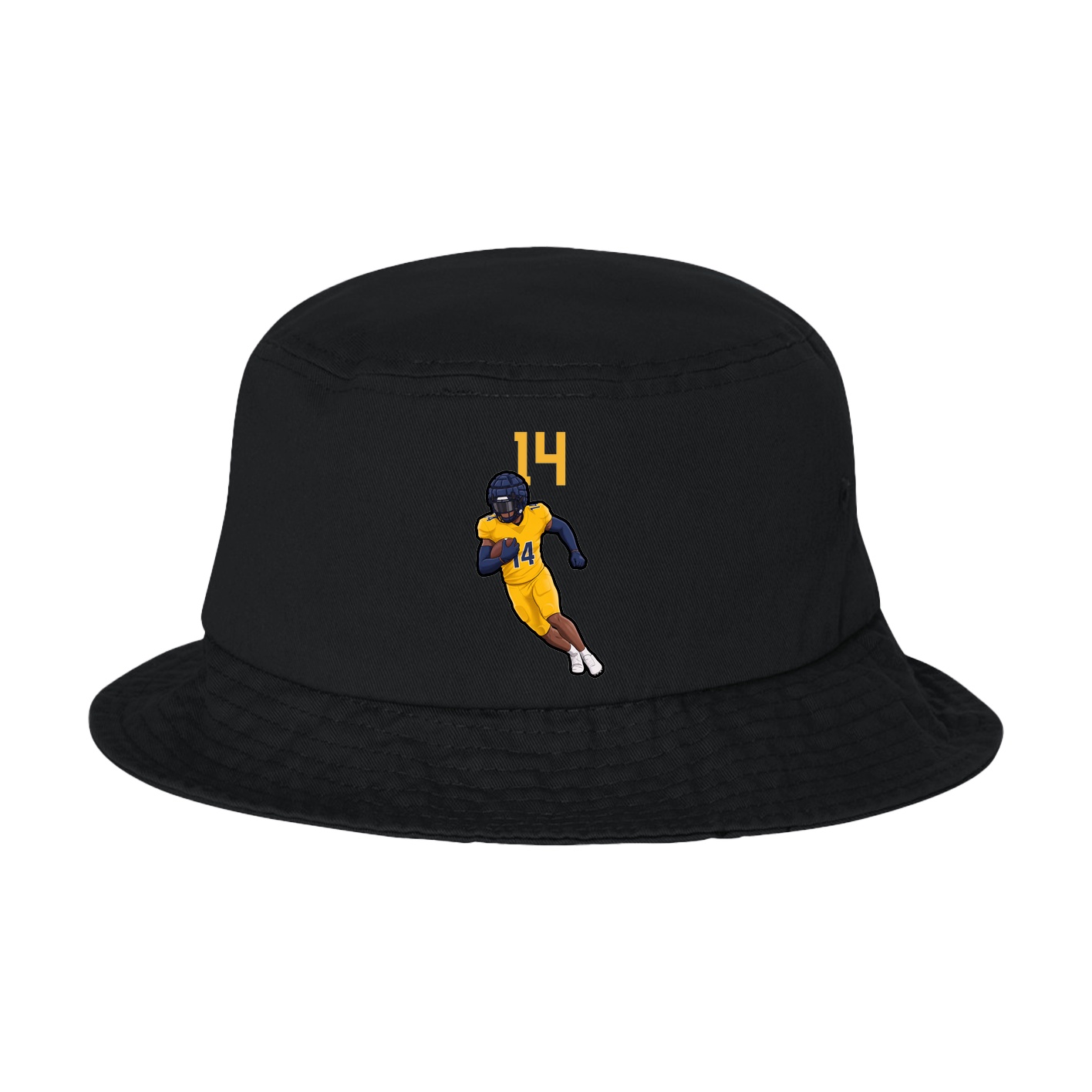 Bucket Cap — Number Top in Black
