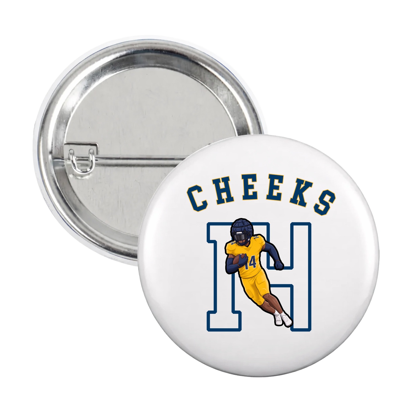 Game Day Button — Shirsey Arch in White