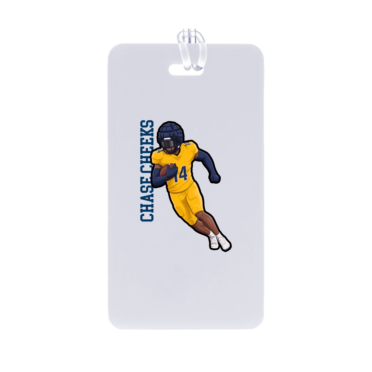 Bag Tag — Name Vertical in Classic
