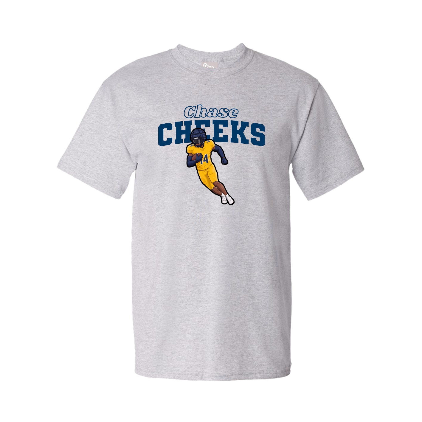 Youth Tee — Name Arch in Grey