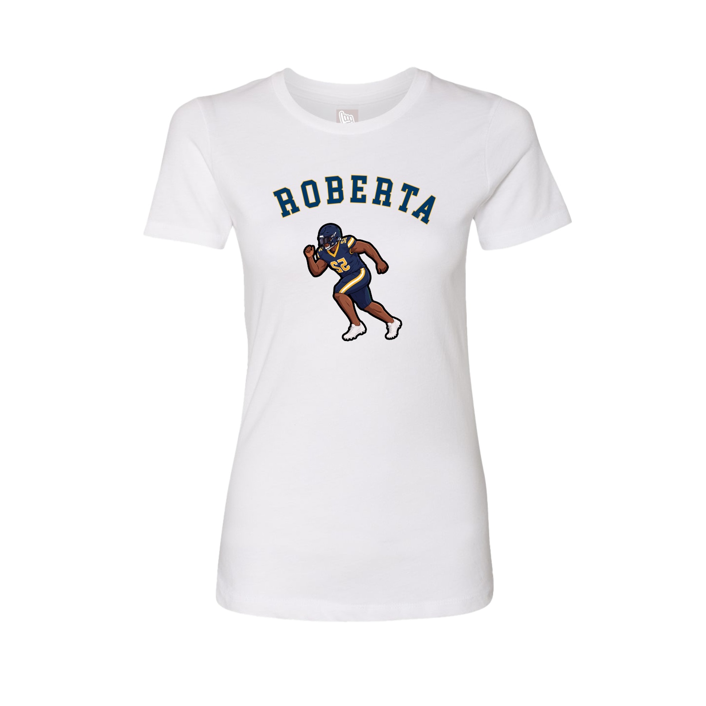 Fitted Women's Tee — Shirsey Arch in White