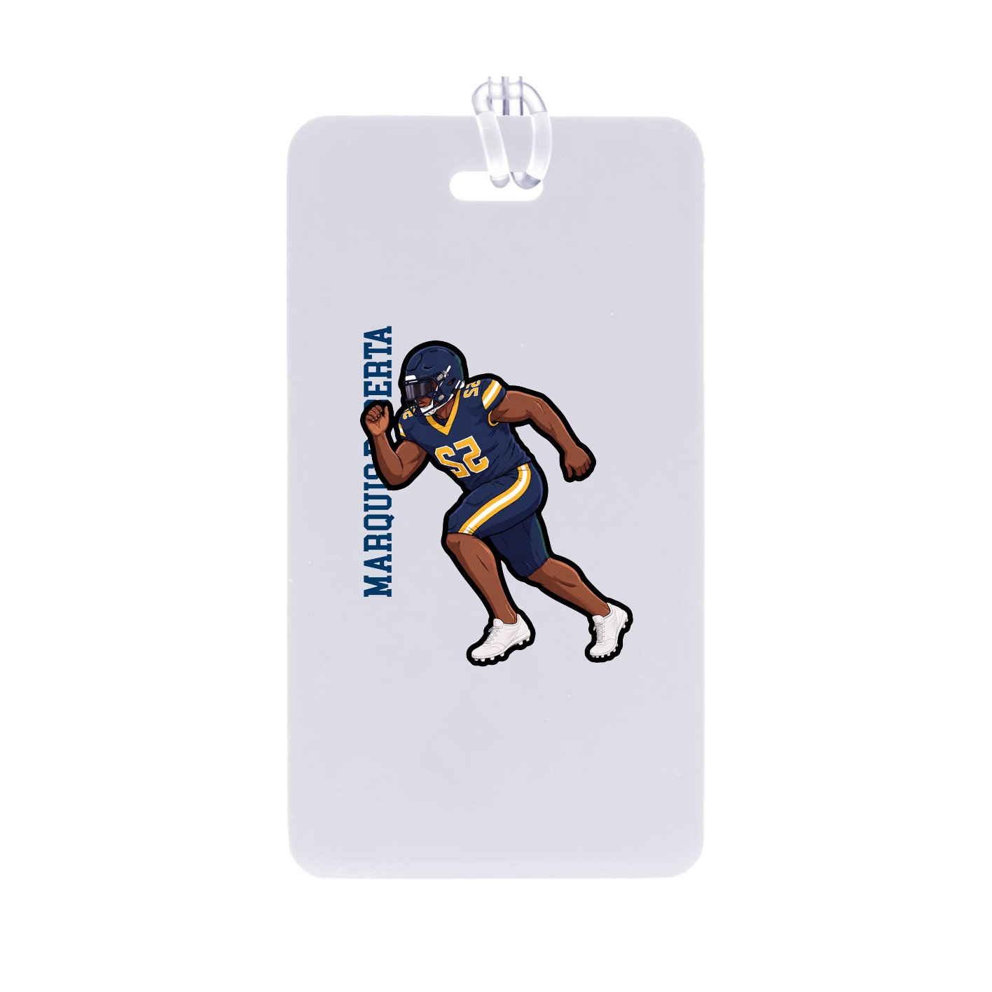 Bag Tag — Name Vertical in Classic