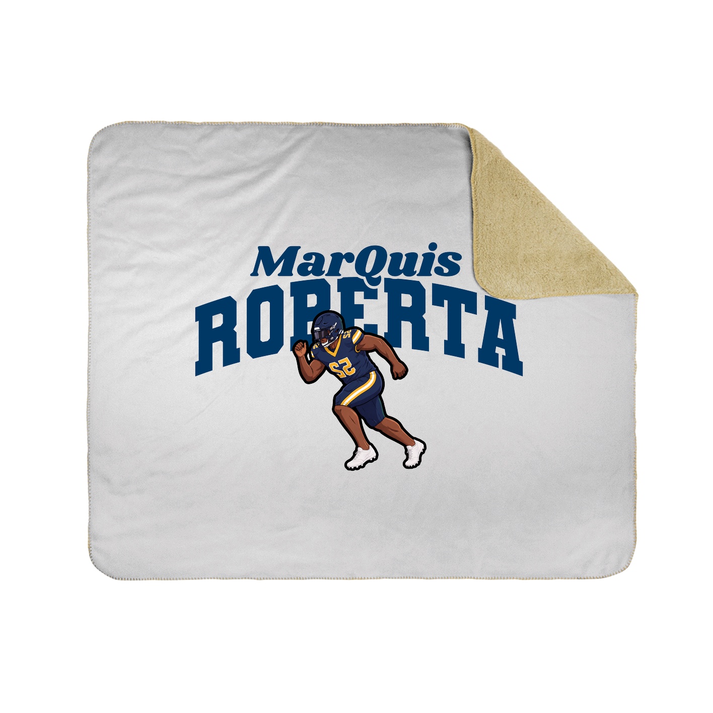 Throw Blanket — Signature Arch in White