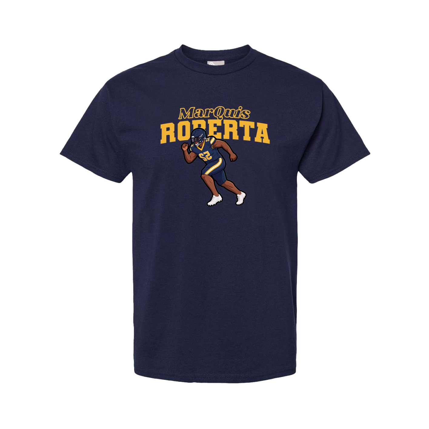 Youth Tee — Name Arch in Navy